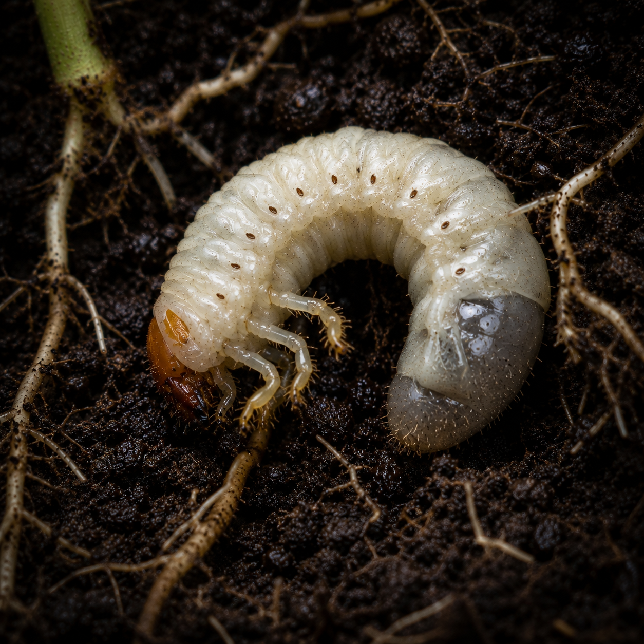 Gallina ciega (Phyllophaga spp.)