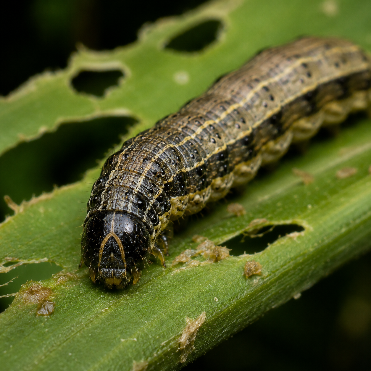 Gusano cogollero (Spodoptera frugiperda)
