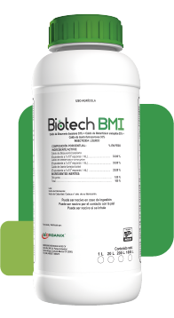 Botella de Biotech BMI 1 Litro - Insecticida Biológico Fagro