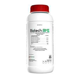 Biotech BMI Insecticida a base de Beauveria bassiana, Metarhizium anisopliae e Isaria fumosorosea.