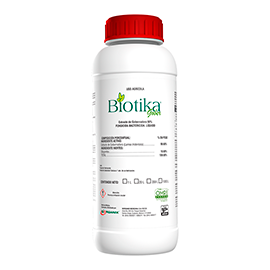 Biotika Gober Fungicida-bactericida cuyo ingrediente activo es el extracto de gobernadora. para Cucurbitáceas en etapa de Desarrollo vegetativo