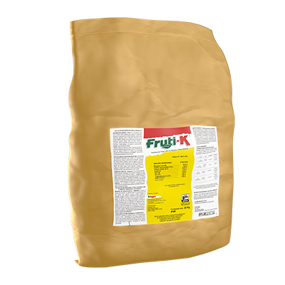  Fertilizante foliar alto en potasio. Polvo soluble.