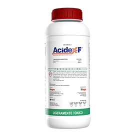 Acidex-F Acondicionador de Suelo. Líquido Acidificante y Antiespumante. Coadyuvante.