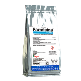 Farmicina 5% Plus Bactericida agrícola a base de Oxitetraciclina. para eliminar Tizón de fuego