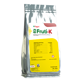 Fruti-K Fertilizante Inórganico.
Polvo Soluble