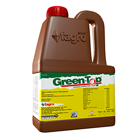 Green-Top Fertilizante inorgánico foliar. Líquido Supercomplejo. para Cítricos en etapa de Desarrollo vegetativo