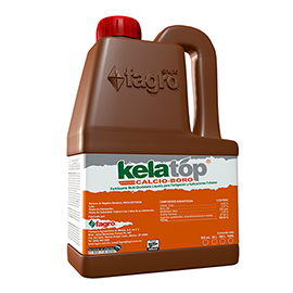 Kelatop CaBo Fertilizante multi-Quelatado líquido para fertirigación y aplicaciones foliares. para Cítricos en etapa de Desarrollo vegetativo