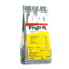 Fruti-K Fertilizante foliar alto en potasio. Polvo soluble.