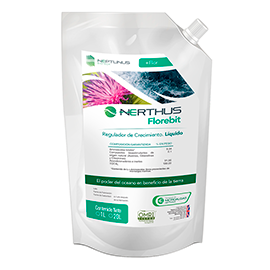 Nerthus Florebit Nerthus Florebit is a fertilizer that contains nutrients (Nitrogen, Magnesium, boron, copper, and zinc) from microalgae extract.